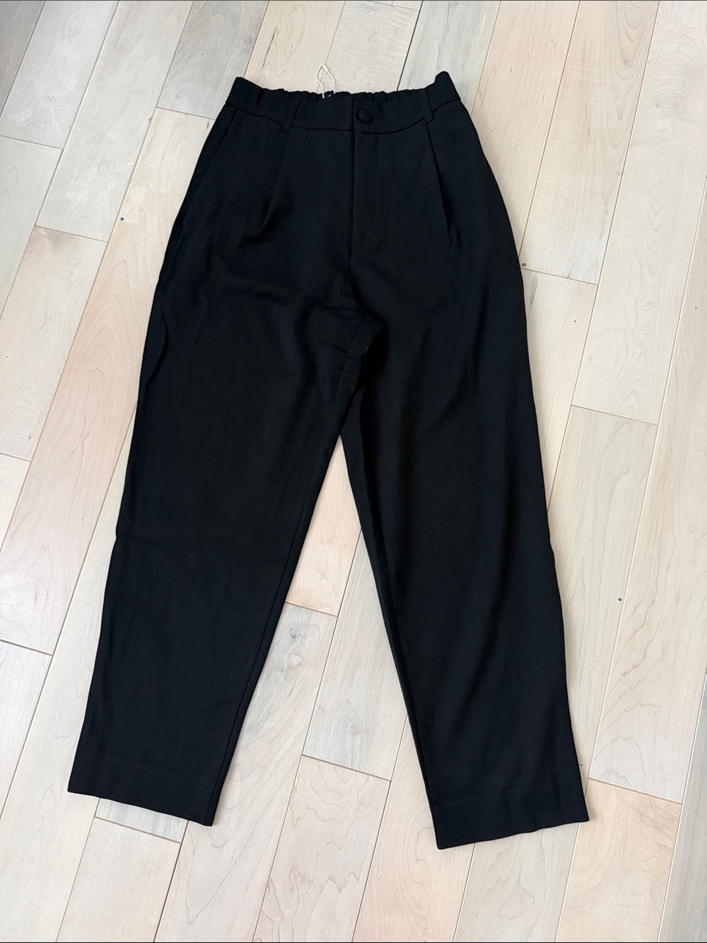 Zara Black Tailored Chinos high waist dress pants